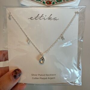 Ettika Dripping in Crystals Drop Necklace